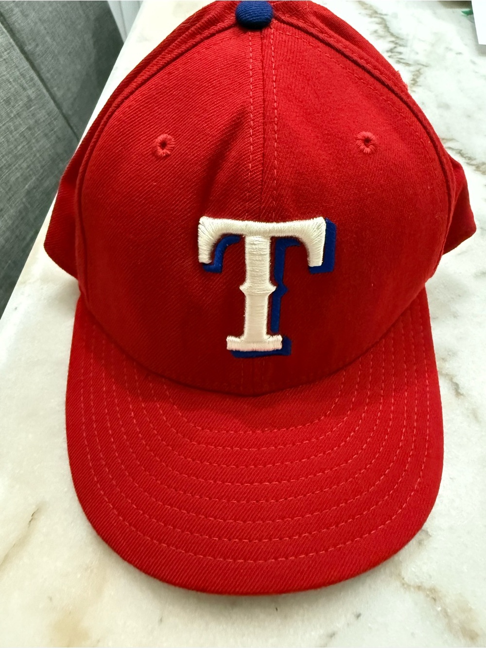 Vintage New Era Texas Rangers Red Baseball Cap/Hat